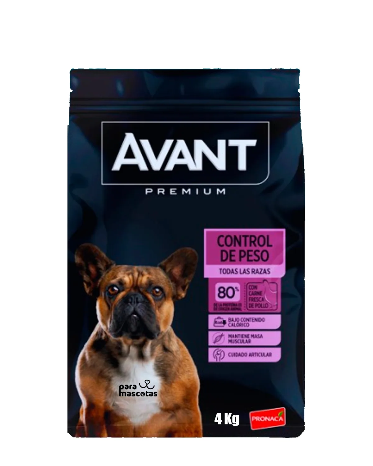 Avant Avant Premium Control de Peso Paquete Alimento Perro imagen de ficha en ParaMascotasEC