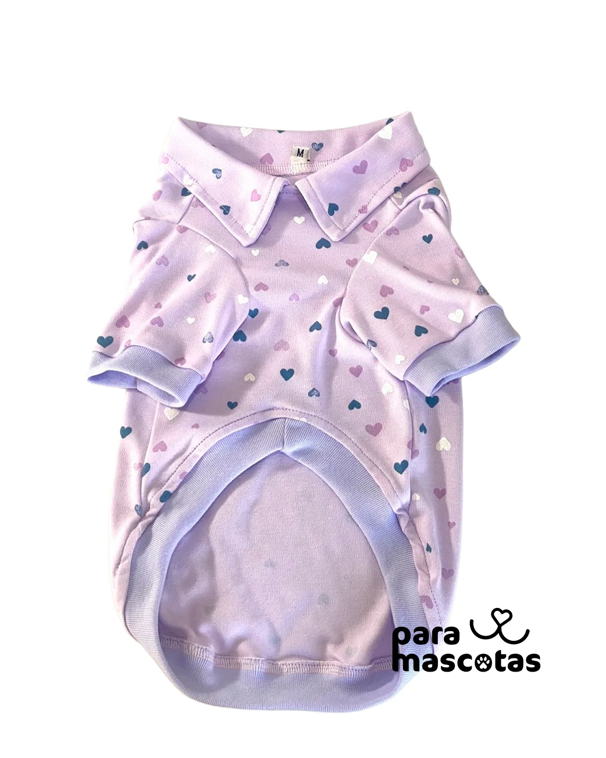 Camiseta Polo Corazón Morada - Miniatura 2