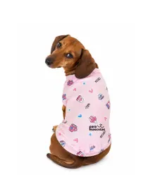 ParaMascotas Camiseta Polo Kisses Rosa S Rosa ropa Perro miniatura en ParaMascotasEC
