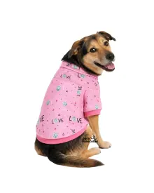 ParaMascotas Camiseta Polo Love Rosa S Rosa ropa Perro miniatura en ParaMascotasEC