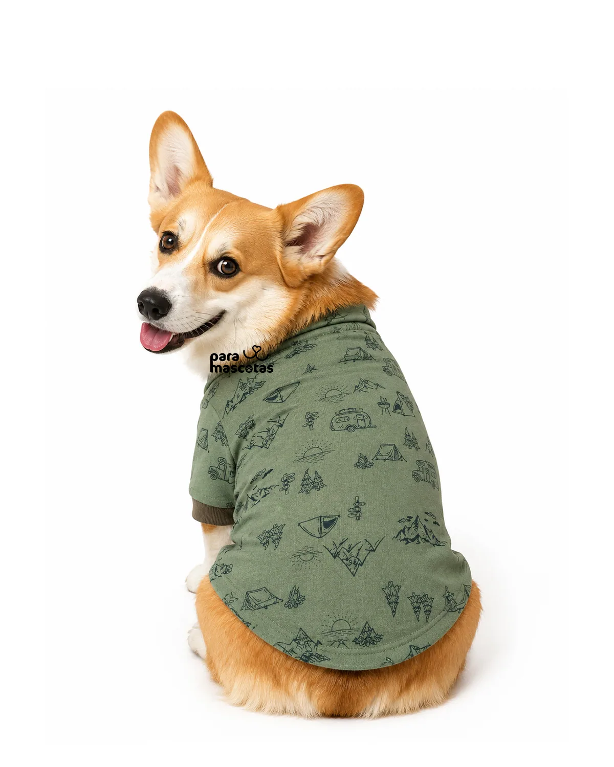 ParaMascotas Camiseta Polo Verde Militar S Verde Militar ropa Perro imagen de ficha en ParaMascotasEC