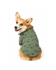 ParaMascotas Camiseta Polo Verde Militar S Verde Militar ropa Perro miniatura en ParaMascotasEC