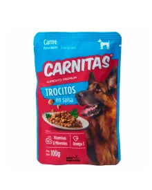 Carnitas Comida Húmeda para Perros Adultos Carne 100 g