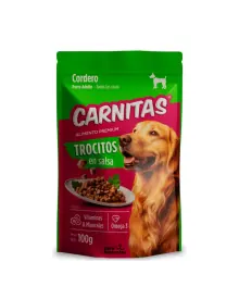 Carnitas Comida Húmeda para Perros Adultos Cordero 100 g