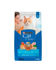 Purina Cat Chow Adultos Pescado 1.5 kg Alimento Gato en ParaMascotasEC