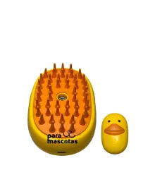 ParaMascotas Cepillo Vaporizador Aqua Groom AMARILLO accesorios Perro en ParaMascotasEC