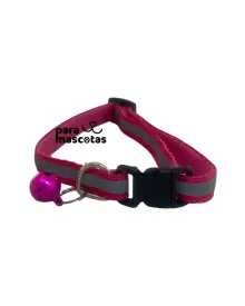 Collar con Cascabel Rosado