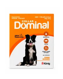 Dominal Collar Dominal Antipulgas y Garrapatas para Perros Medianos Collar Salud Perro miniatura en ParaMascotasEC