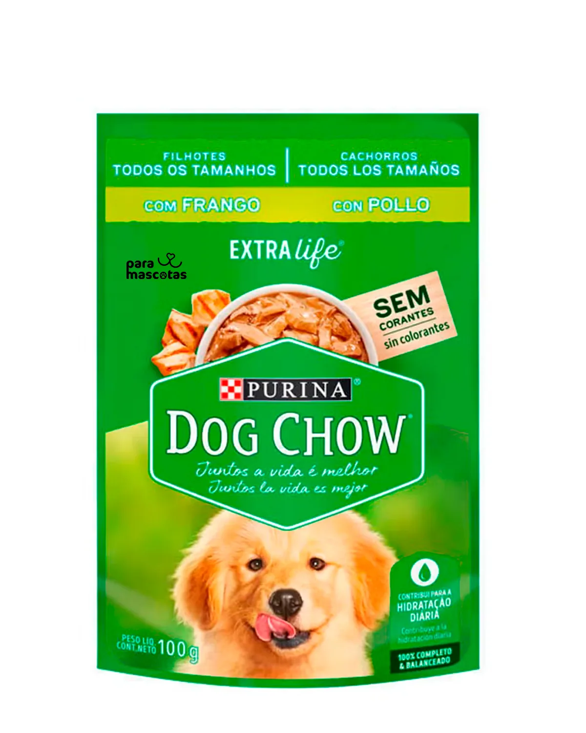 Dog Chow Comida Húmeda para Cachorros Pollo 100 g - Miniatura 1