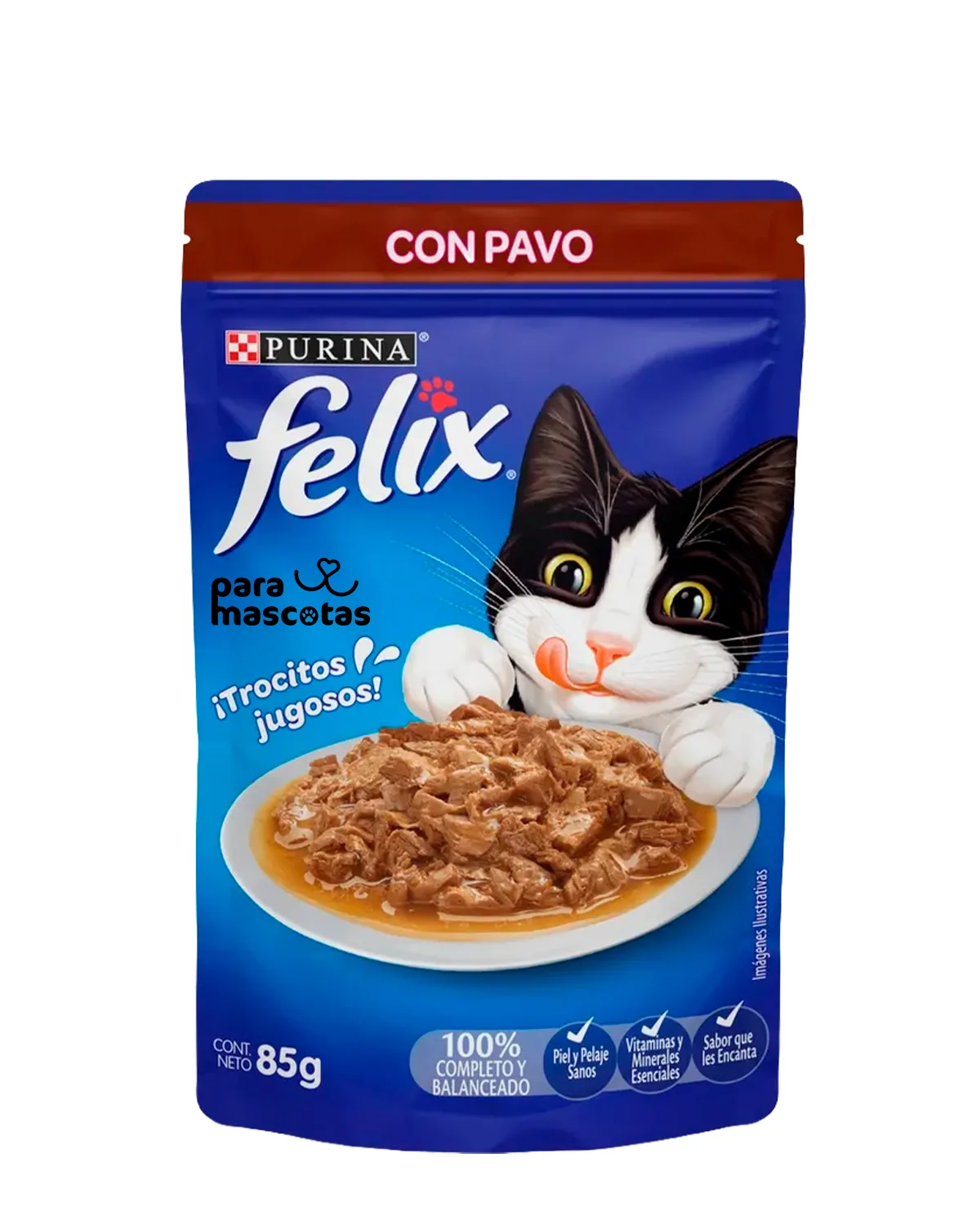 Felix Comida Húmeda para Gatos Pavo 85 g - Miniatura 1
