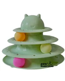 ParaMascotas Juguete Interactivo Cat Tower Verde VERDE accesorios Gato en ParaMascotasEC