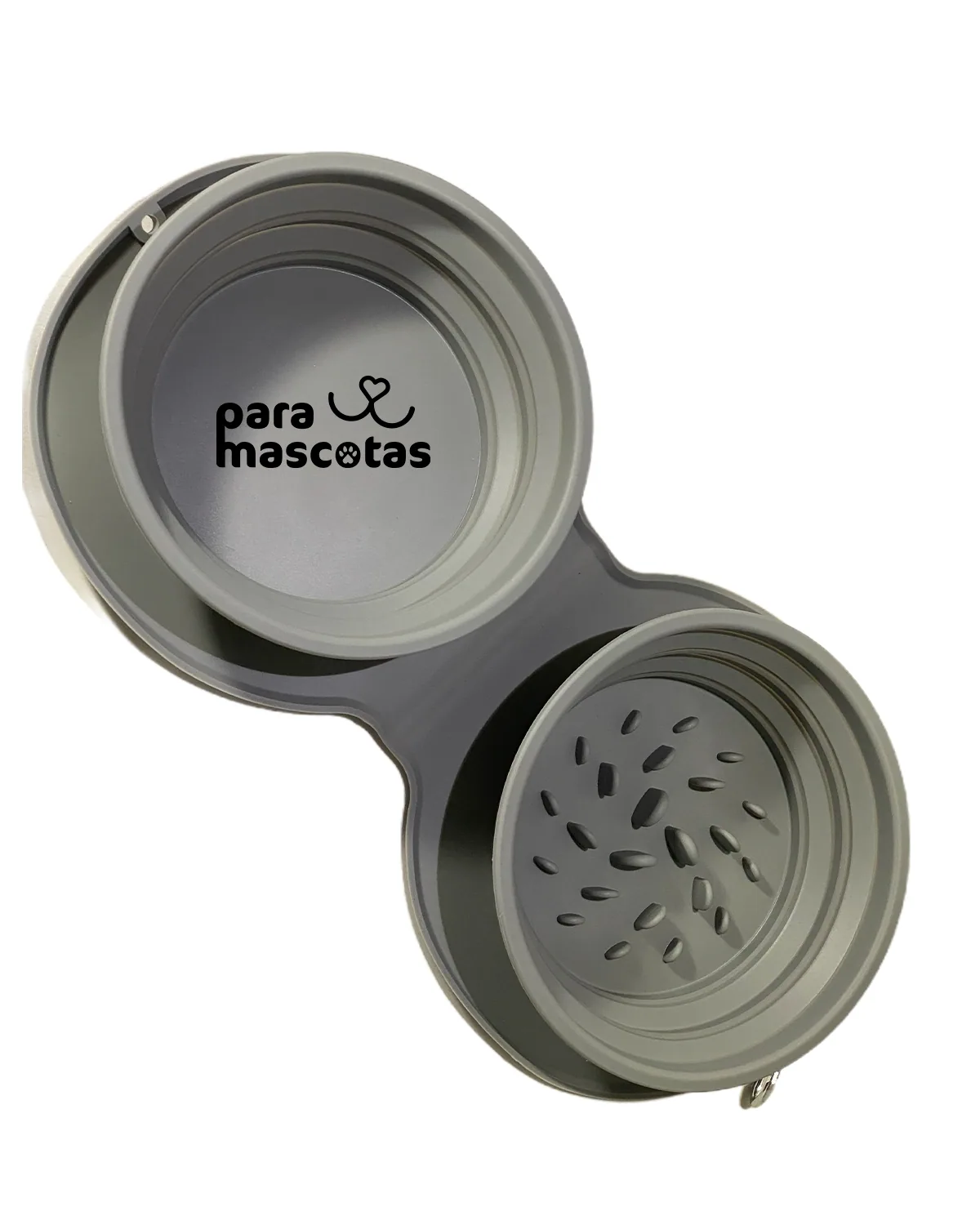 Kit de Platos Plegables Gris 350 ml - Miniatura 2
