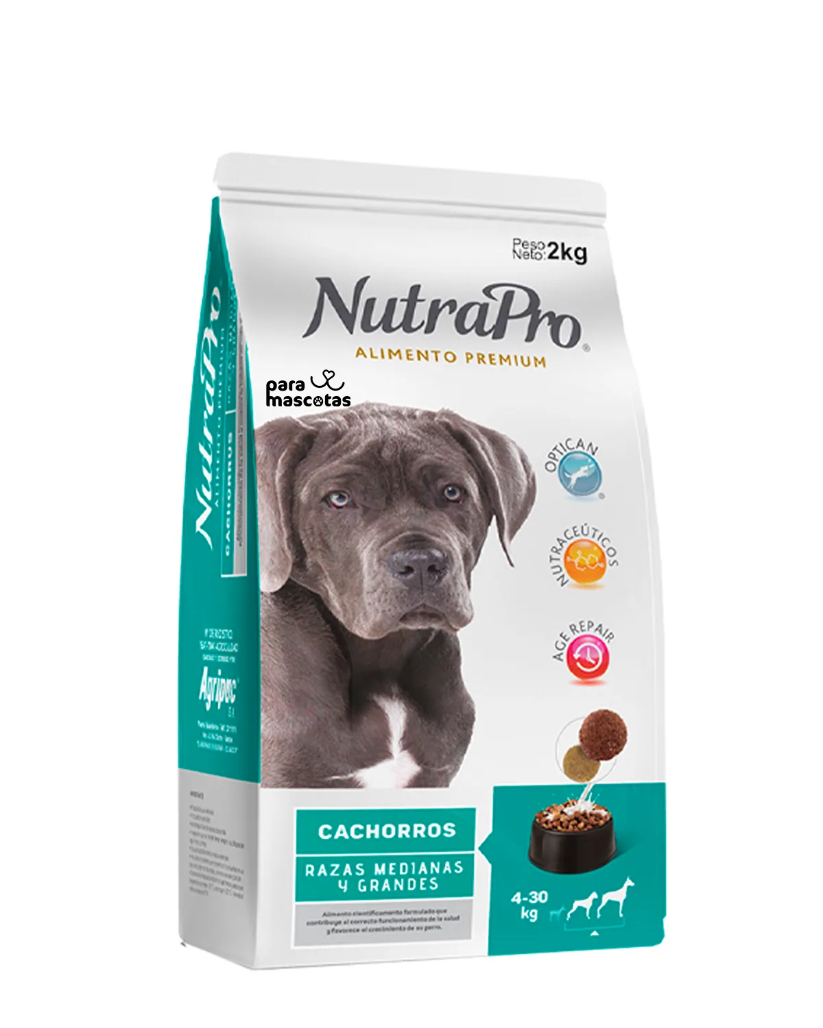 NutraPro NutraPro Cachorros Razas Medianas y Grandes Bolsa Alimento Perro imagen de ficha en ParaMascotasEC
