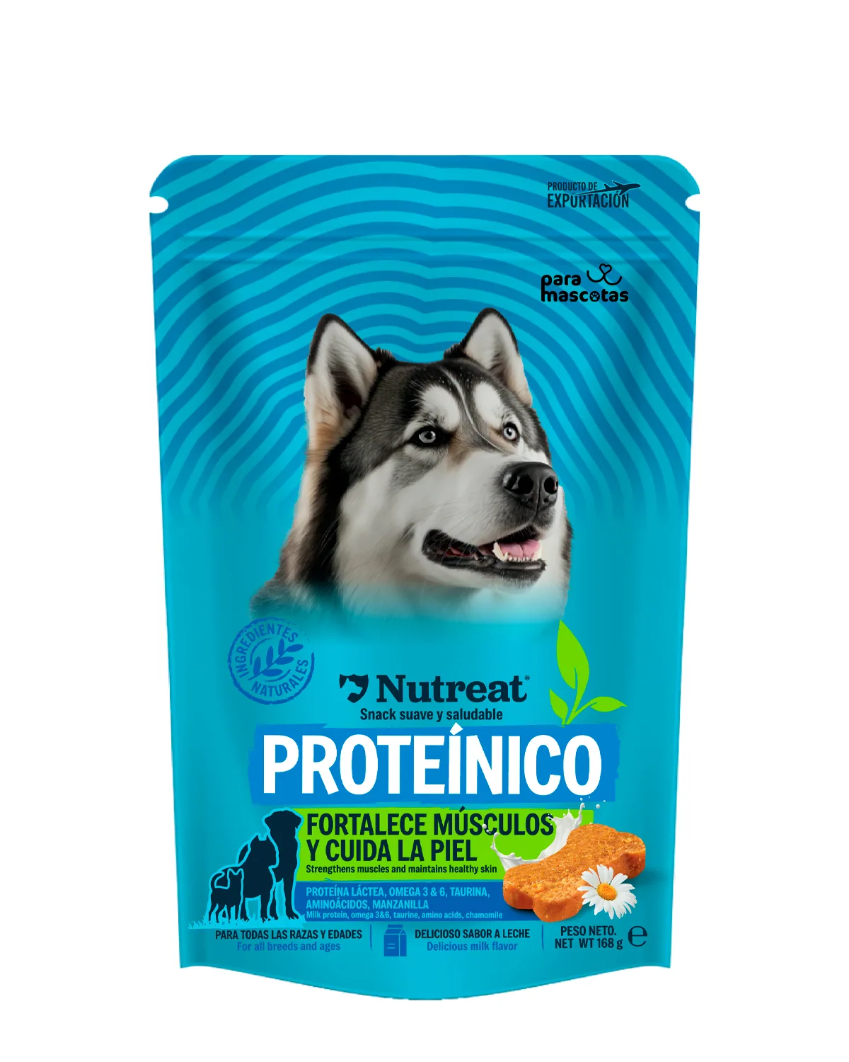 Nutreat Nutreat Snack Proteínico para Perros Presentacion Alimento Perro imagen de ficha en ParaMascotasEC