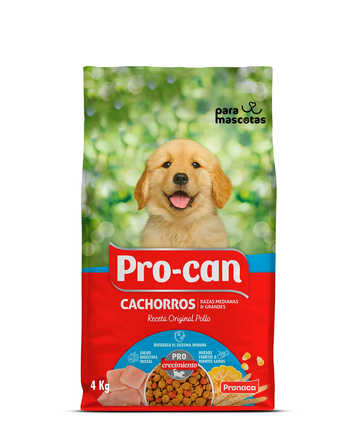 Pro-Can Procan Cachorros Razas Medianas y Grandes 4 kg Alimento Perro en ParaMascotasEC
