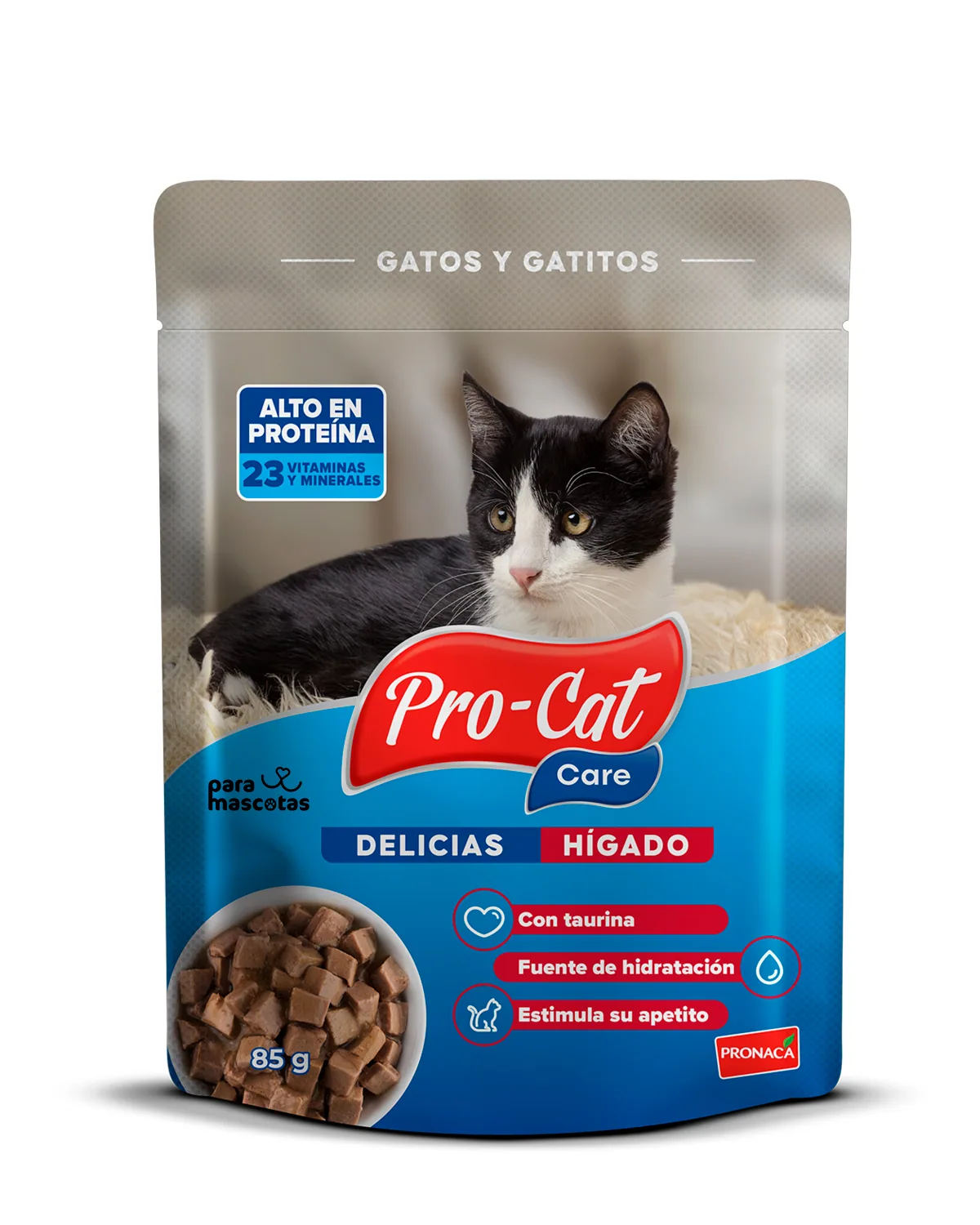 Procat Care Comida Húmeda Gatos y Gatitos Hígado 85 g - Miniatura 1