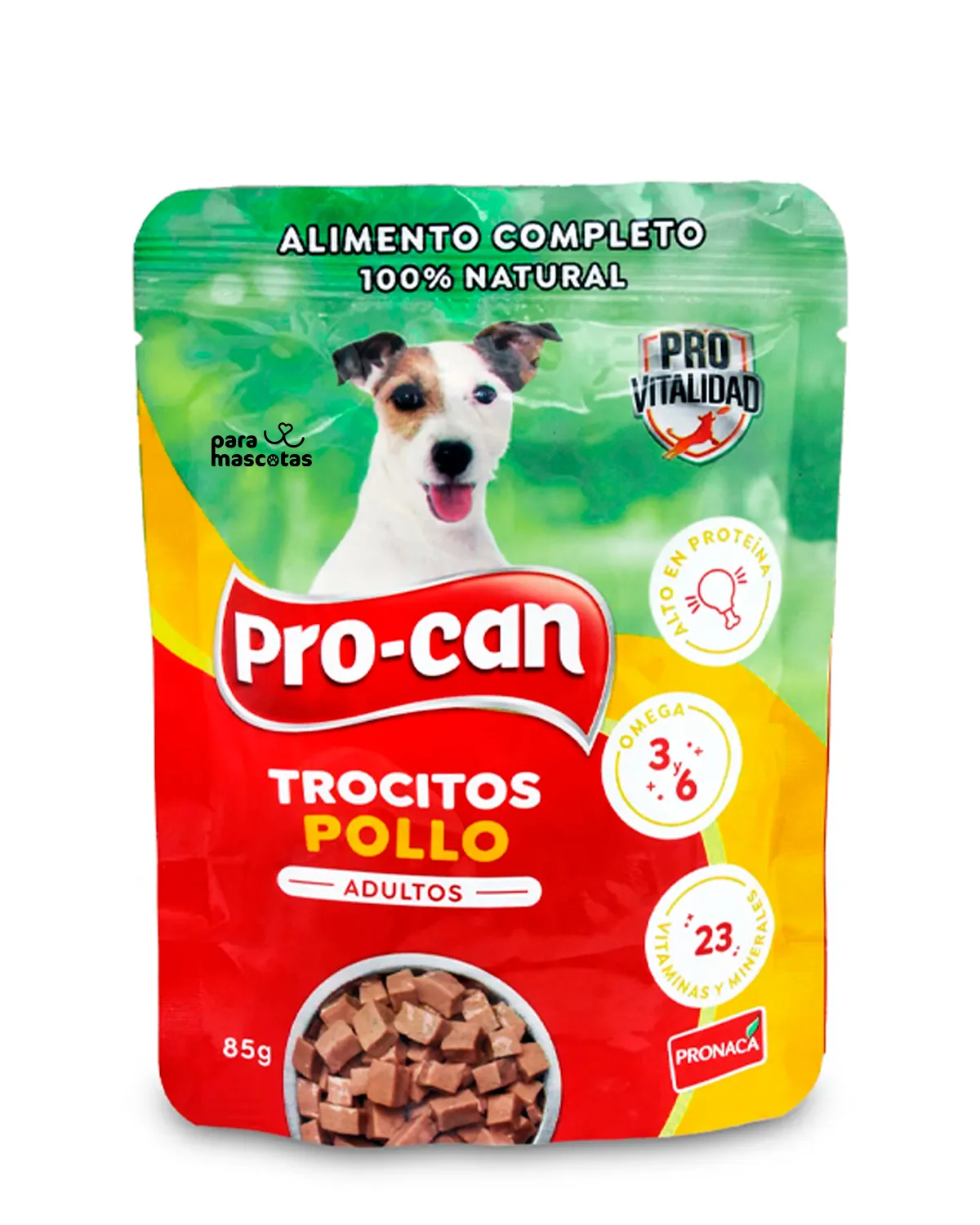 Procan Comida Húmeda Adulto Perros Pollo 85 g - Miniatura 1