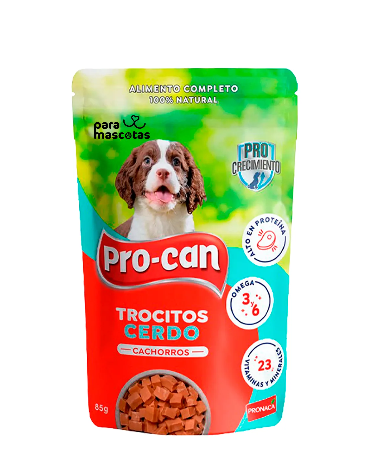 Procan Comida Húmeda Cachorro Perros Cerdo 85 g - Miniatura 1