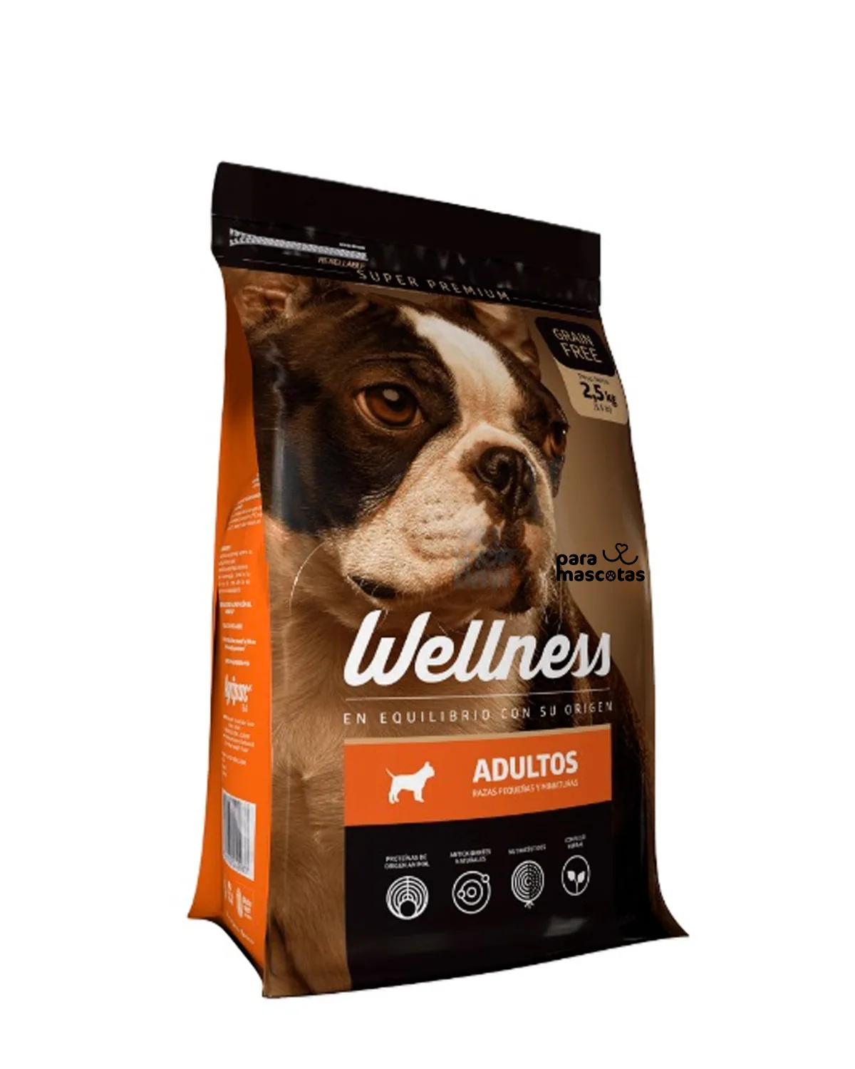 Wellness Super Premium Adulto Razas Pequeñas y Medianas 2.5 kg - Miniatura 1