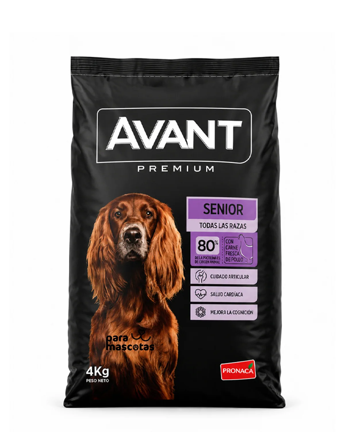 Avant Avant Premium Senior 4 kg Alimento Perro imagen de ficha en ParaMascotasEC