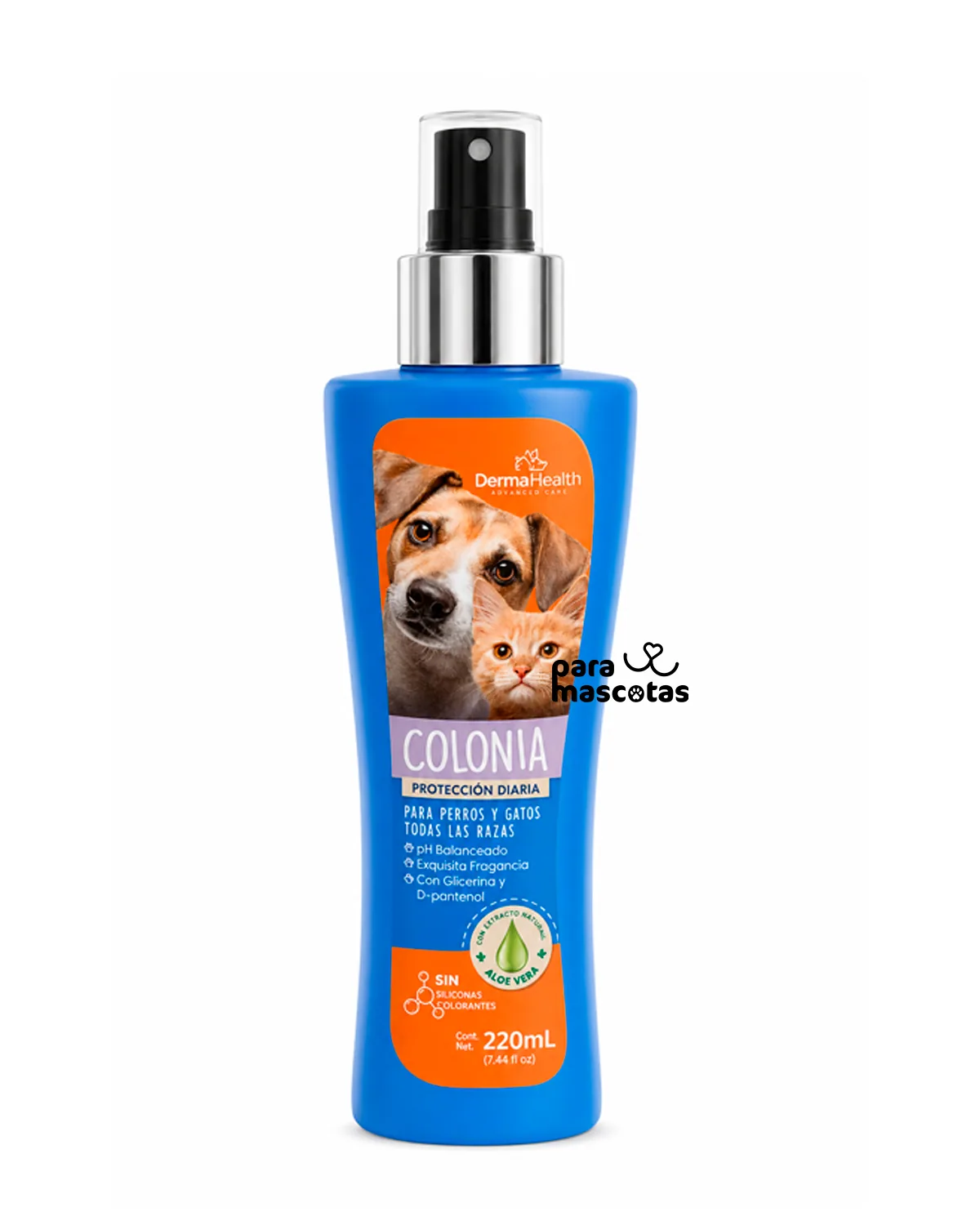 DermaHealth DermaHealth Colonia para Perros y Gatos Presentacion Higiene Perro imagen de ficha en ParaMascotasEC