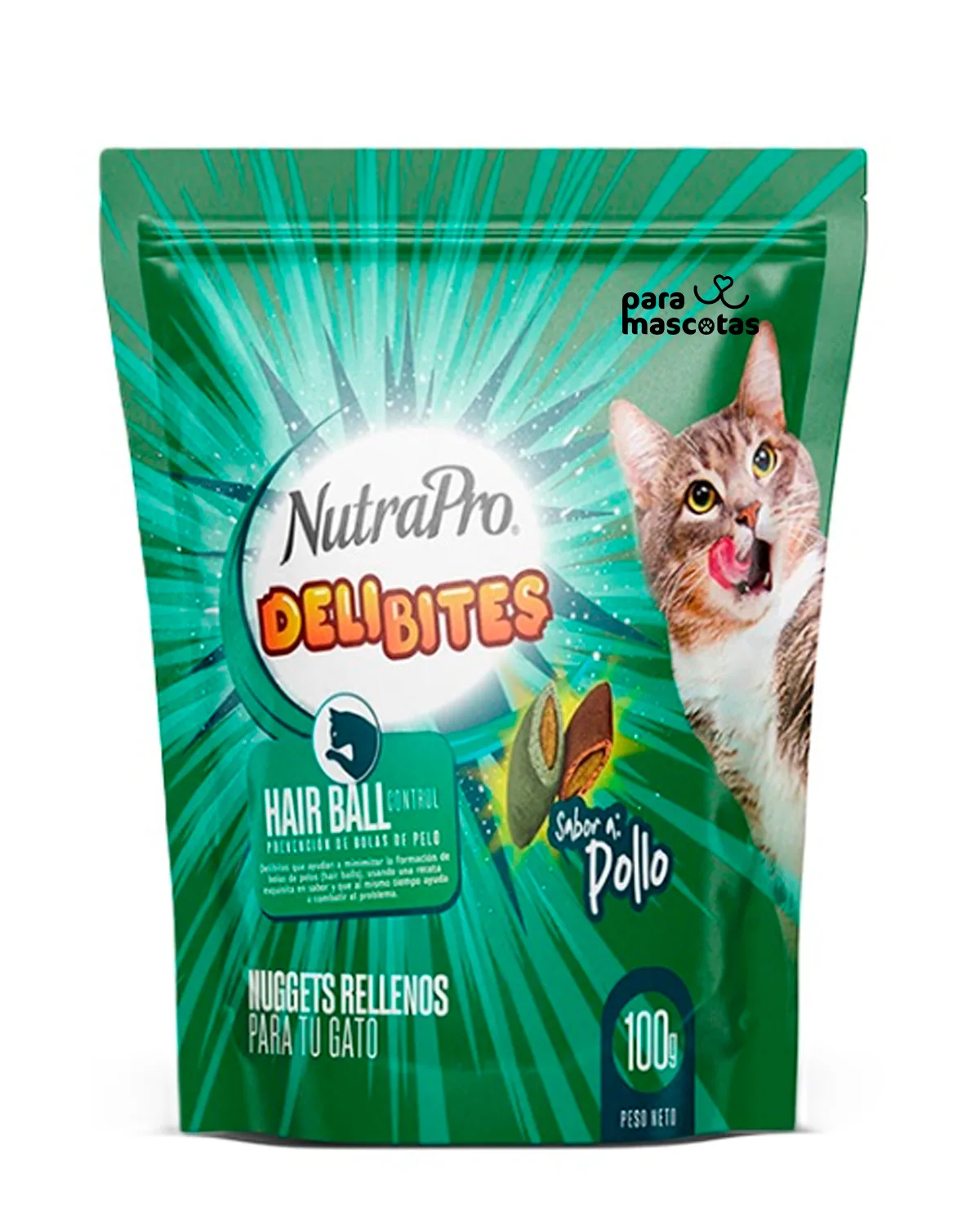 NutraPro NutraPro Snack Hair Ball para Gatos Presentacion Alimento Gato imagen de ficha en ParaMascotasEC