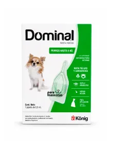 Dominal Pipeta Dominal Antiparasitario Externo para Perros 0.5 ml Salud Perro miniatura en ParaMascotasEC