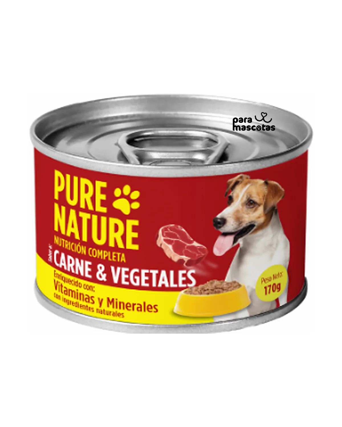 Pure Naturecomida húmeda para perros Carne y vegetales imagen de ficha en ParaMascotasEC